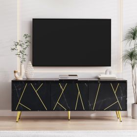 Modern TV Stand for 65" TV, Media Console Table, Entertainment Center with Large Storage Cabinet for Living Room , Bedroom